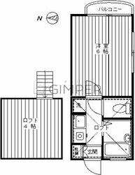 コーポラスＫ１の物件間取画像